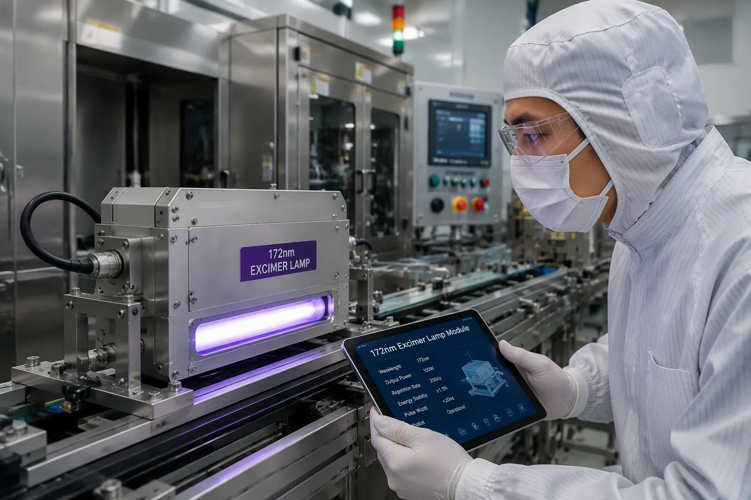 How to choose a 172nm excimer lamp for industrial use