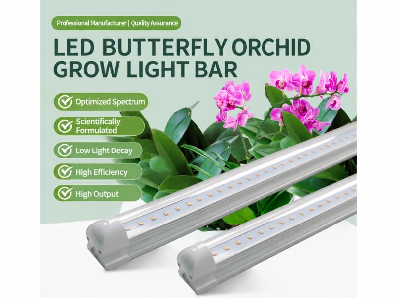 High efficiency LED light for tissue culture